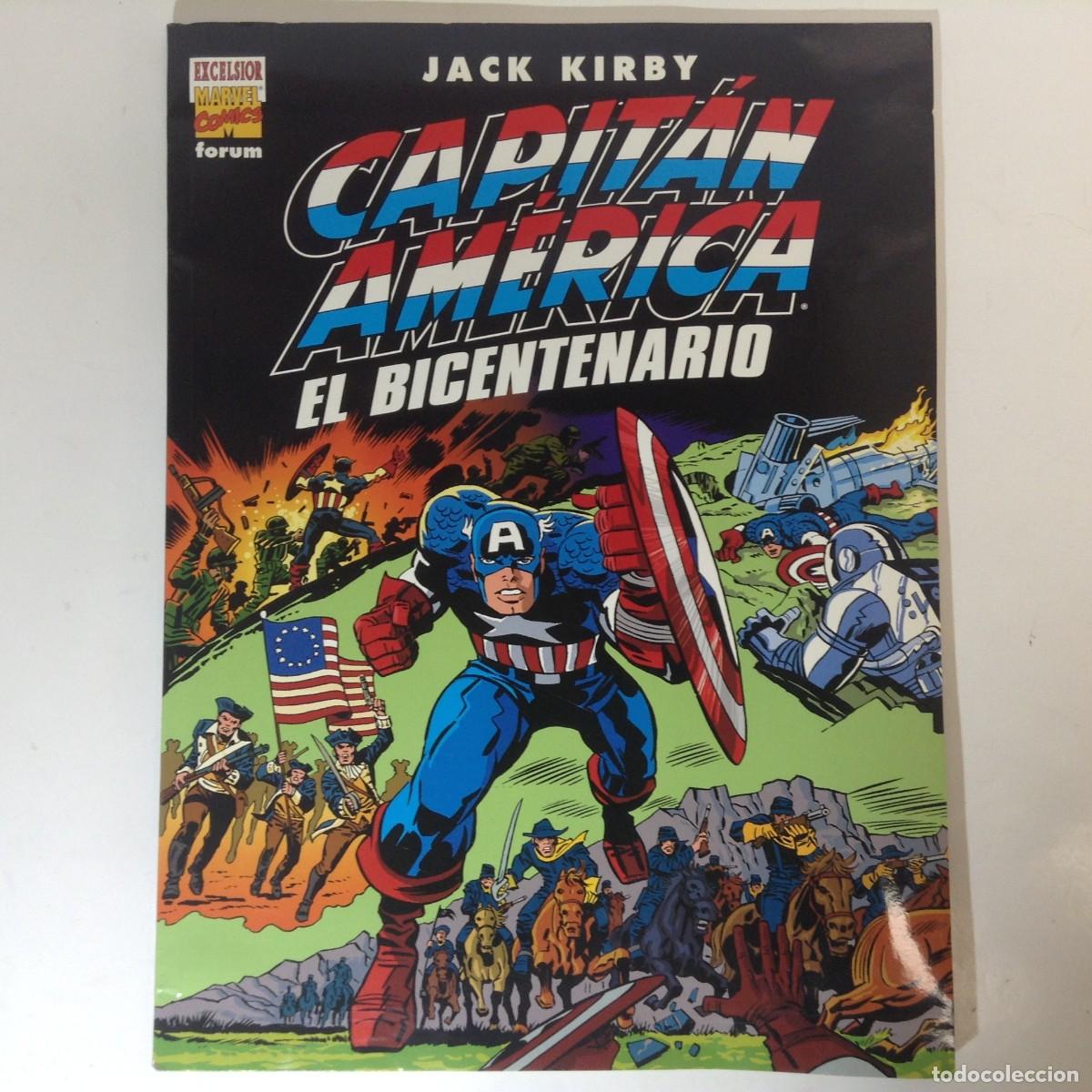 C&oacute;mics: CAPITAN AMERICA EL BICENTENARIO - JACK KIRBY - EXELSIOR MARVEL COMICS - 1976 **FORUM**