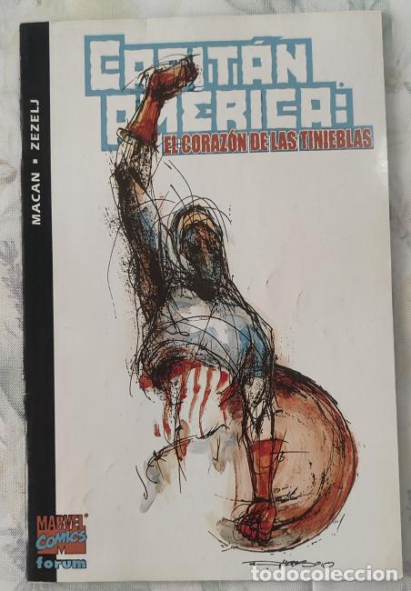 C&oacute;mics: Capit&aacute;n Am&eacute;rica. El coraz&oacute;n de las tinieblas. Comics Forum 2003. Darko Macan y Danijel Zezelj