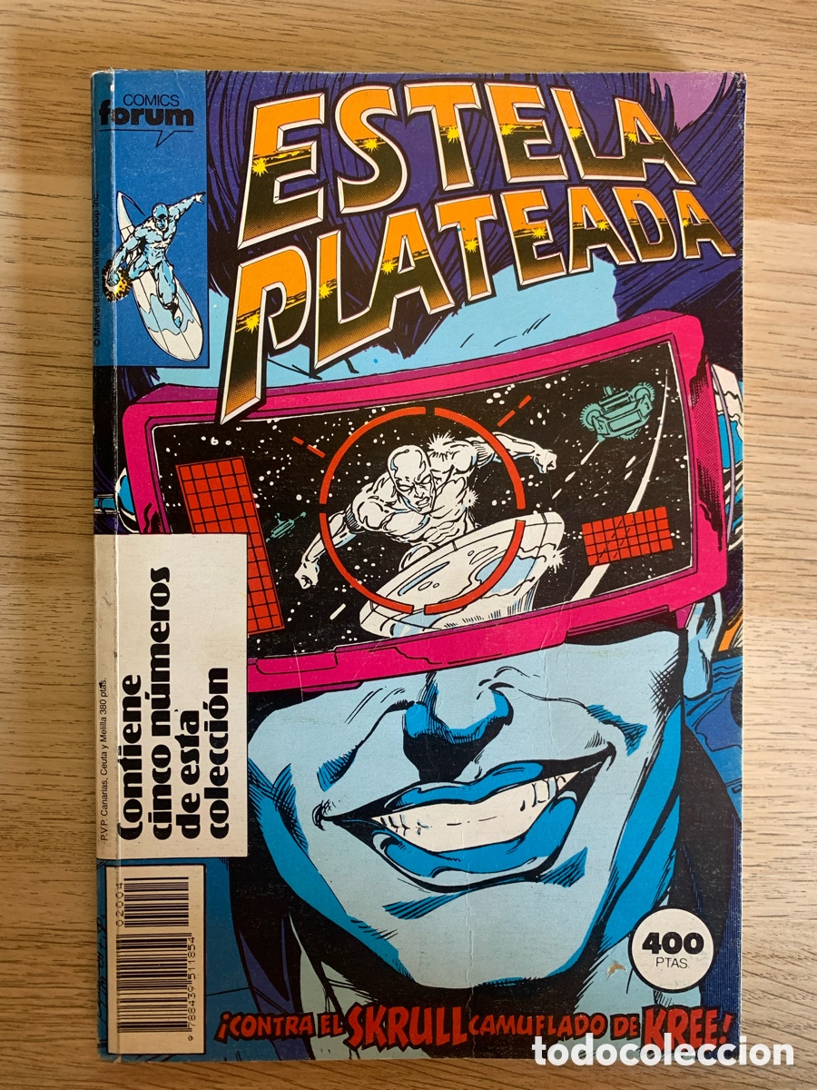 C&oacute;mics: Estela plateada. Lote de cinco n&uacute;meros. Forum.