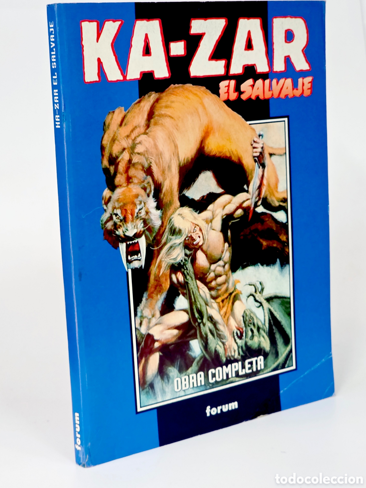 C&oacute;mics: C&Oacute;MIC KA-ZAR EL SALVAJE OBRA COMPLETA FORUM MARVEL RETAPADO BUEN ESTADO