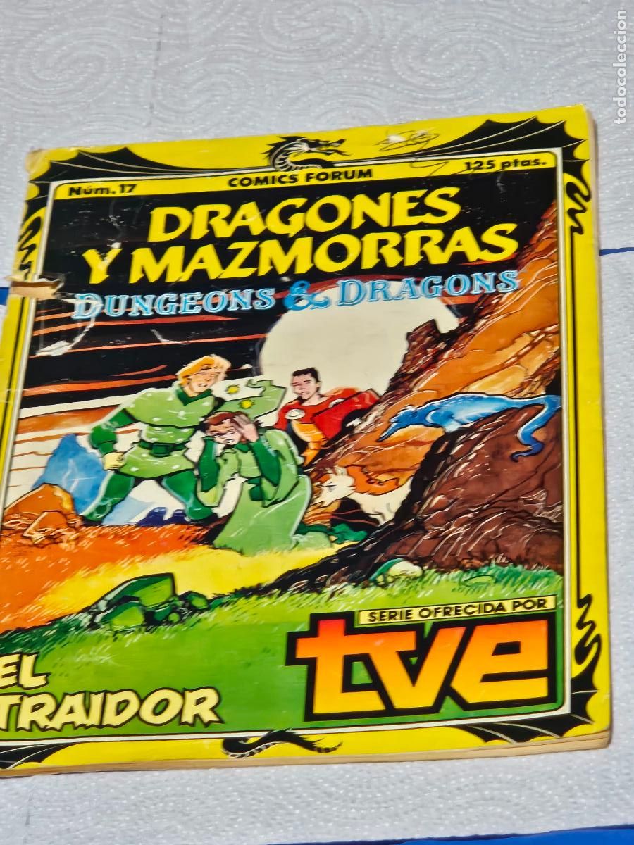C&oacute;mics: Dragones y mazmorras n&ordm; 17 , Dungeons & Dragons, Forum 1985, serie de TVE