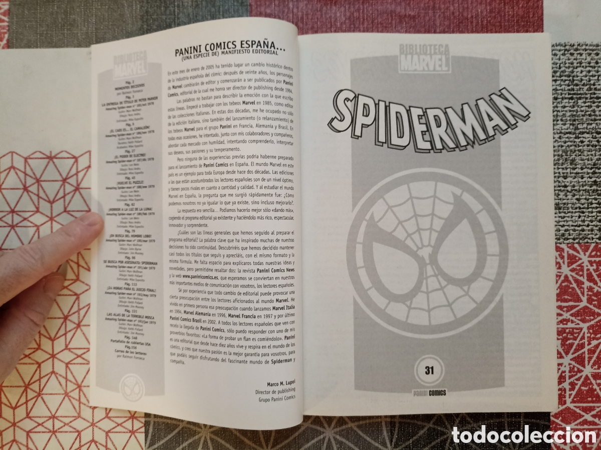 C&oacute;mics: BIBLIOTECA MARVEL: SPIDERMAN N&deg;31, 34 -Panini- - Foto 8