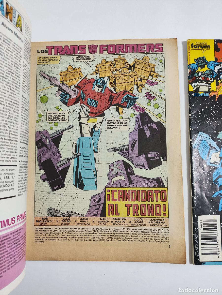 C&oacute;mics: Lote Comics Transformers Forum &ndash; A&ntilde;os 80-90 - Foto 7