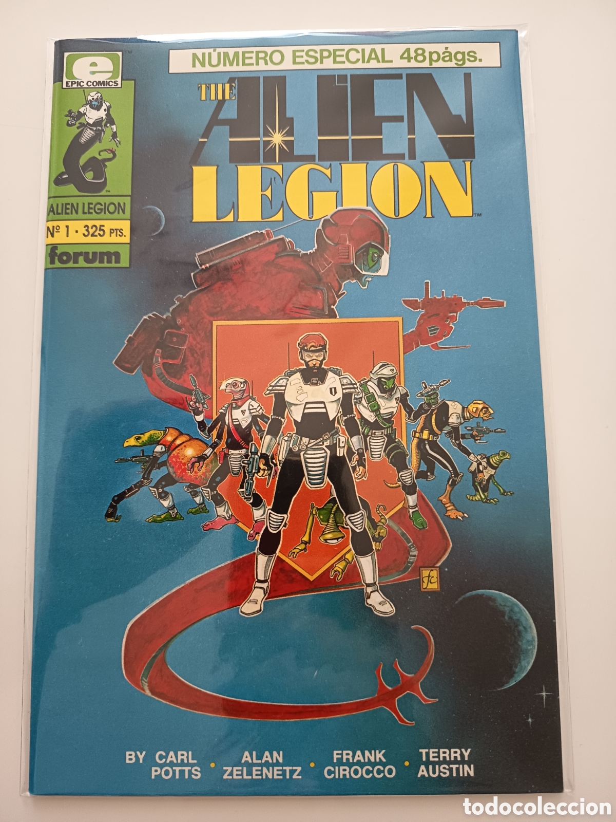 C&oacute;mics: Lote Alien Legi&oacute;n n&uacute;meros 1 y 2