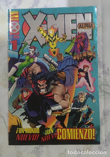 C&oacute;mics: X-Men Alpha n&uacute;mero 1. Lobdell-Waid y Cruz-Epting. Comics Forum 1995