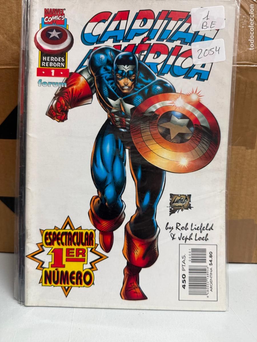 C&oacute;mics: CAPITAN AMERICA NUMERO 1
