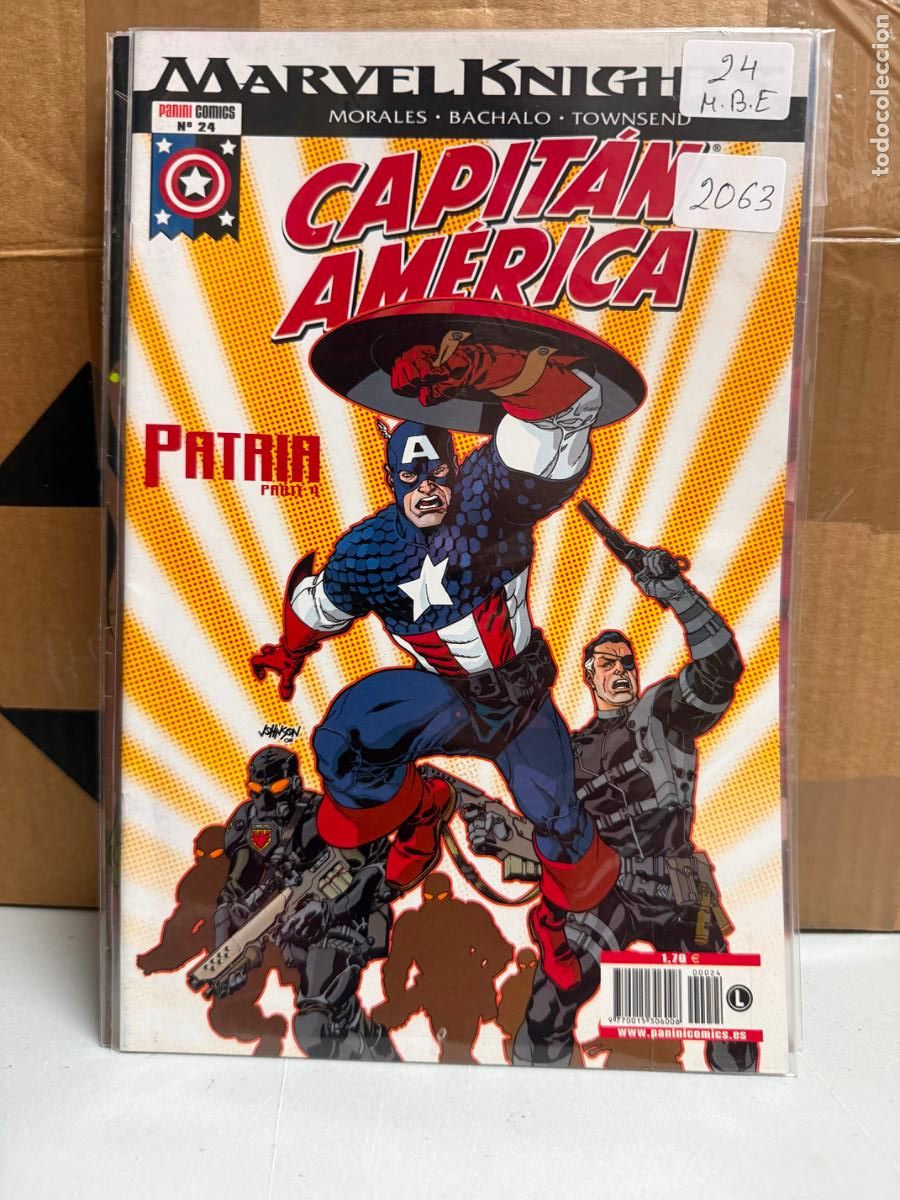 C&oacute;mics: CAPITAN AMERICA NUMERO 24