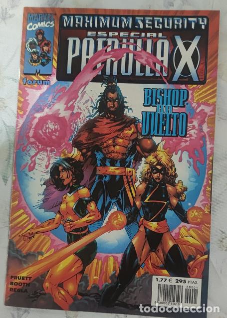 C&oacute;mics: Patrulla X. Maximum Security. Joe Pruett y Bret Booth. Comics Forum 2001 - Foto 1
