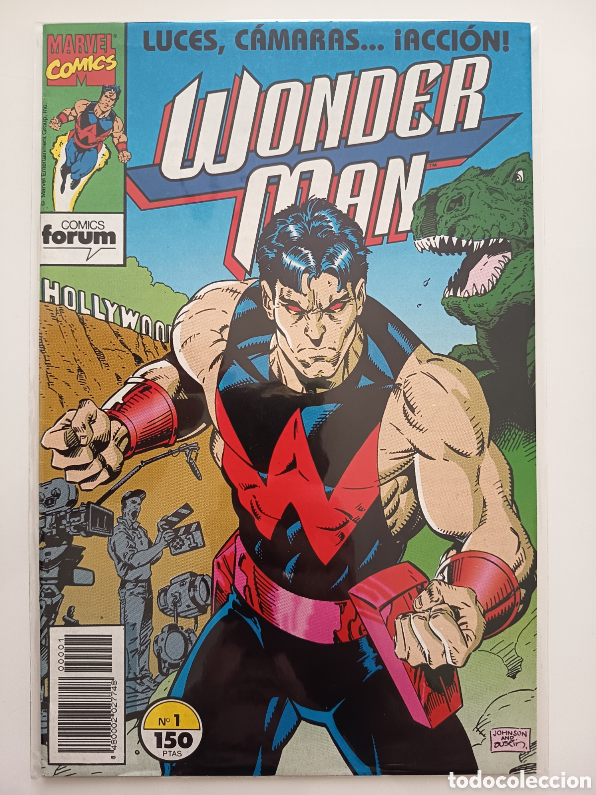 C&oacute;mics: Wonder Man numero 1 luces c&aacute;mara y accion