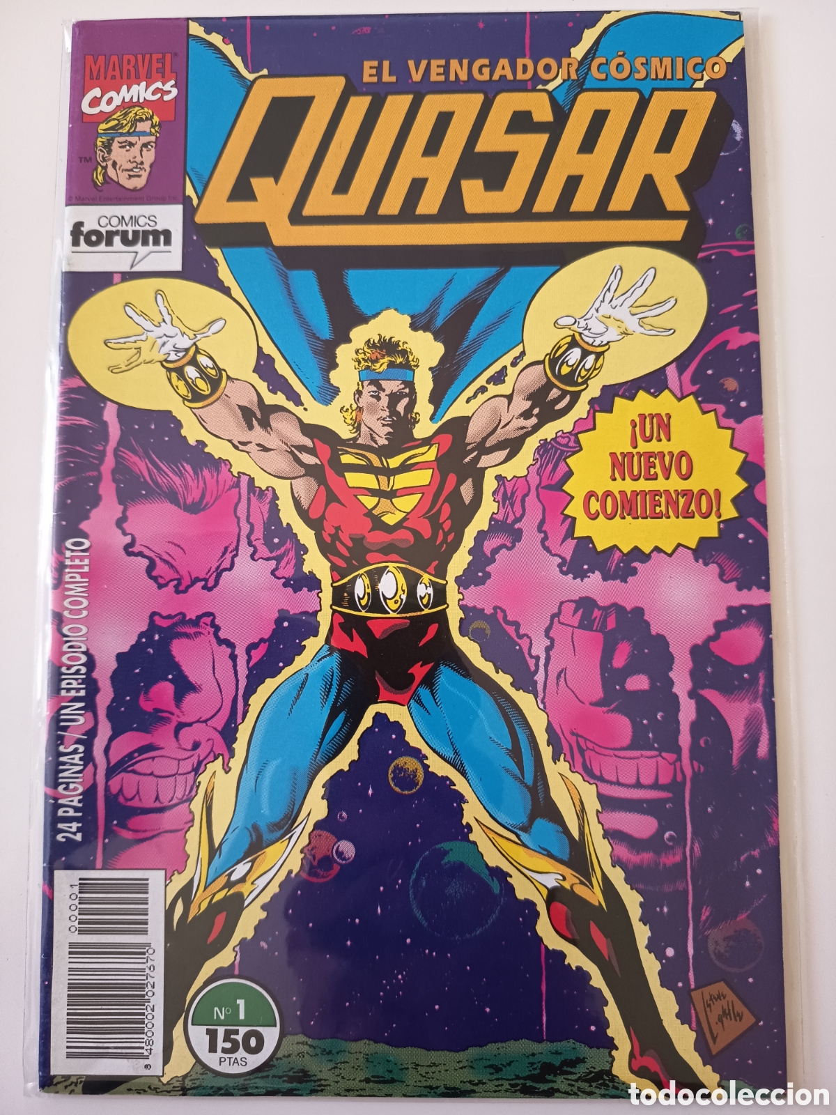 C&oacute;mics: Lote dos primeros n&uacute;meros de Quasar
