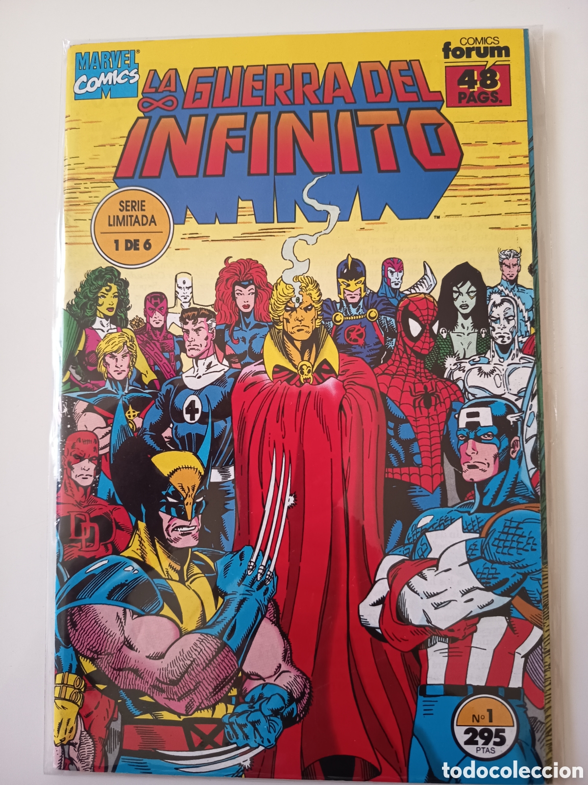 C&oacute;mics: La guerra del infinito n&uacute;mero 1