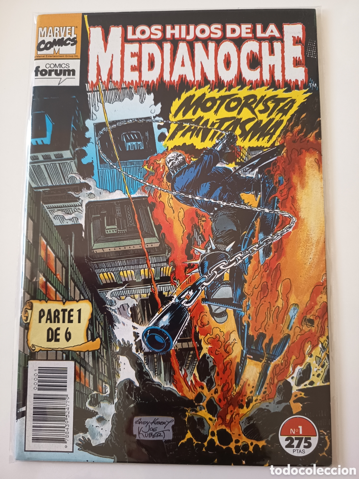 C&oacute;mics: Los hijos de la medianoche - el motorista fantasma 1