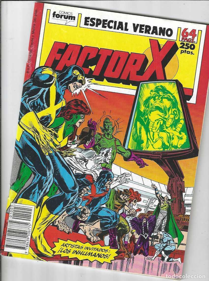 C&oacute;mics: FACTOR X - ESPECIAL VERANO 1989 - GRAPA FORUM