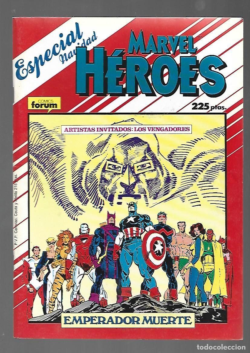 C&oacute;mics: Marvel H&eacute;roes, especial navidad: emperador Muerte, 1987, Forum, muy buen estado