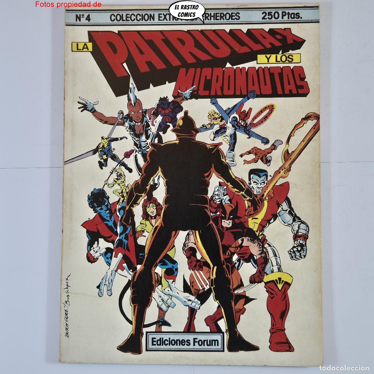 C&oacute;mics: La Patrulla x y los Micronautas, Colecci&oacute;n Extra Superheroes, Forum 1984