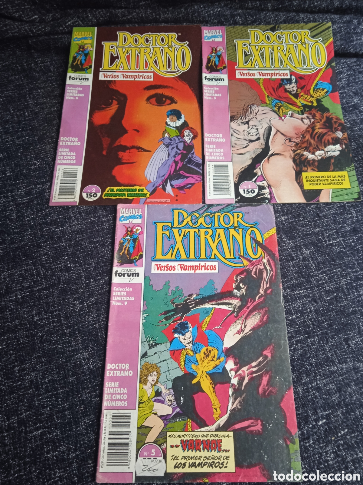 C&oacute;mics: DOCTOR EXTRA&Ntilde;O. VERSOS VAMP&Iacute;RICOS N&ordm; 1, 2, 5 - FORUM -SERIES LIMITADAS DE 5 NUMEROS