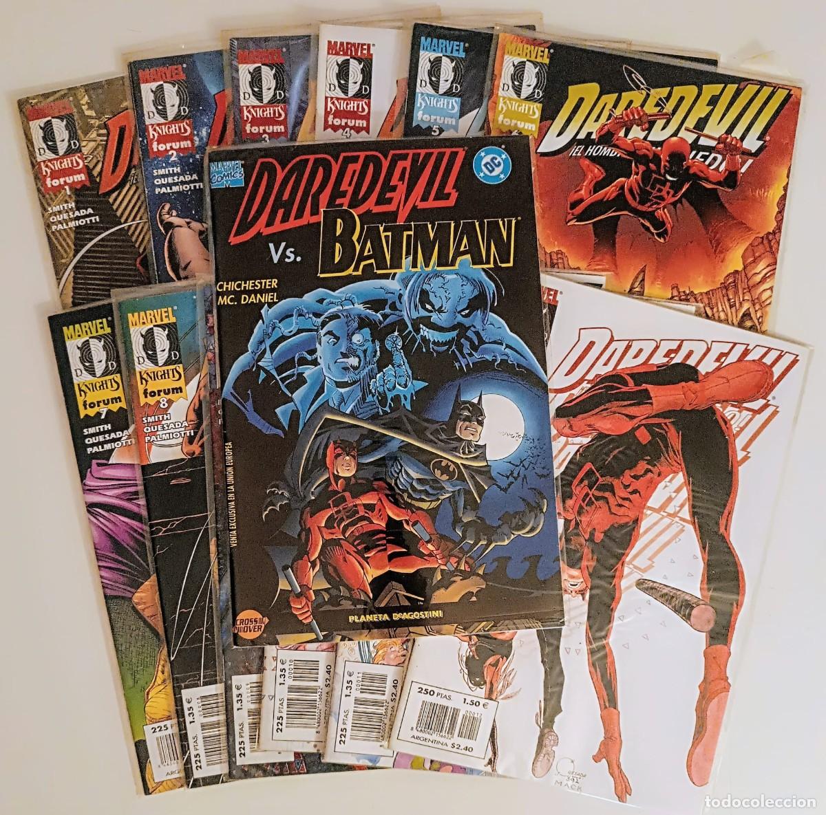C&oacute;mics: Marvel Knights: Daredevil (1 al 12) Colecci&oacute;n Completa + Especial Daredevil Vs Batman - Forum (Mint)