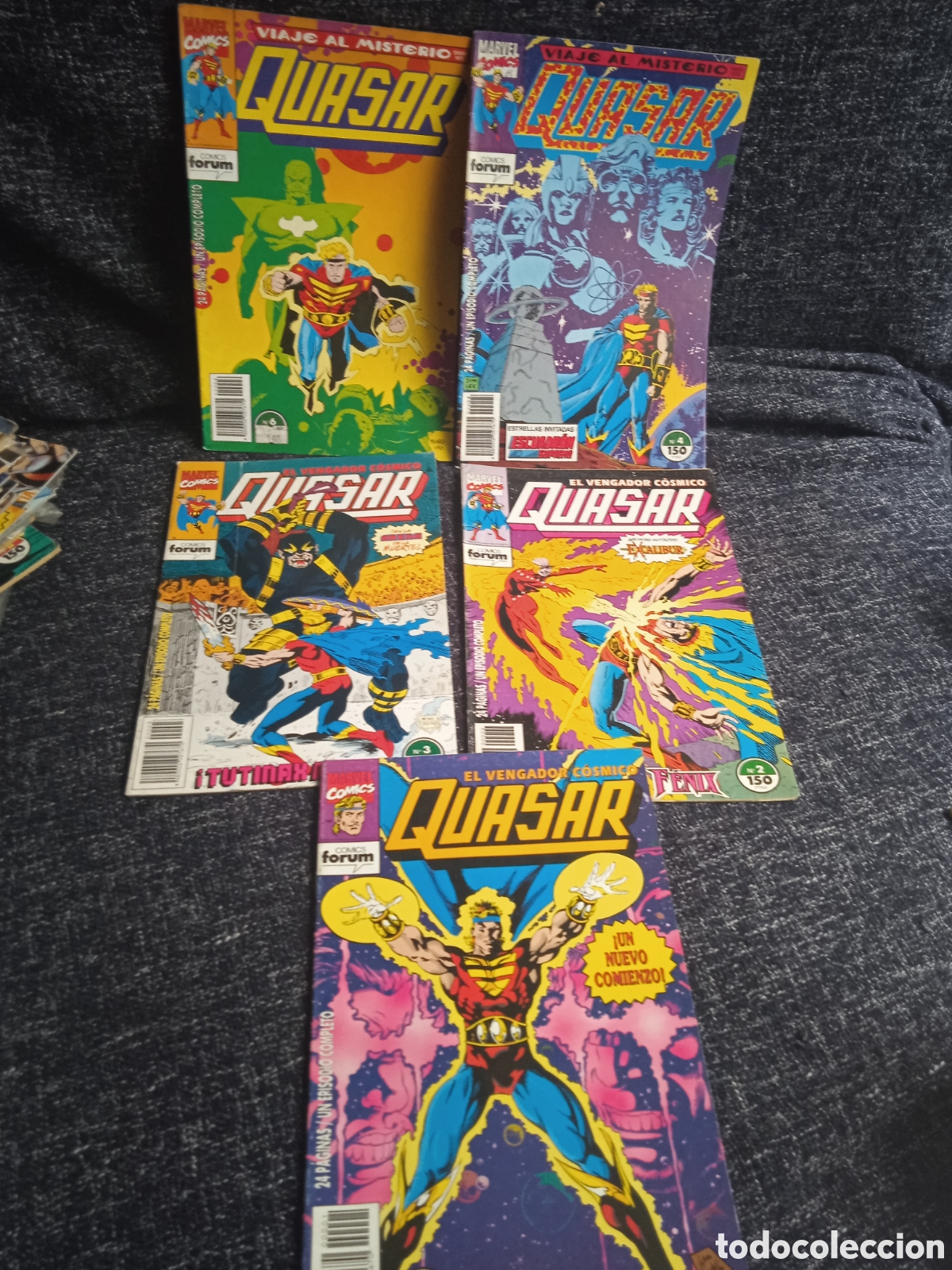 C&oacute;mics: QUASAR - EL VENGADOR COSMICO -LOTE 5 EJEMPLARES -ED. FORUM