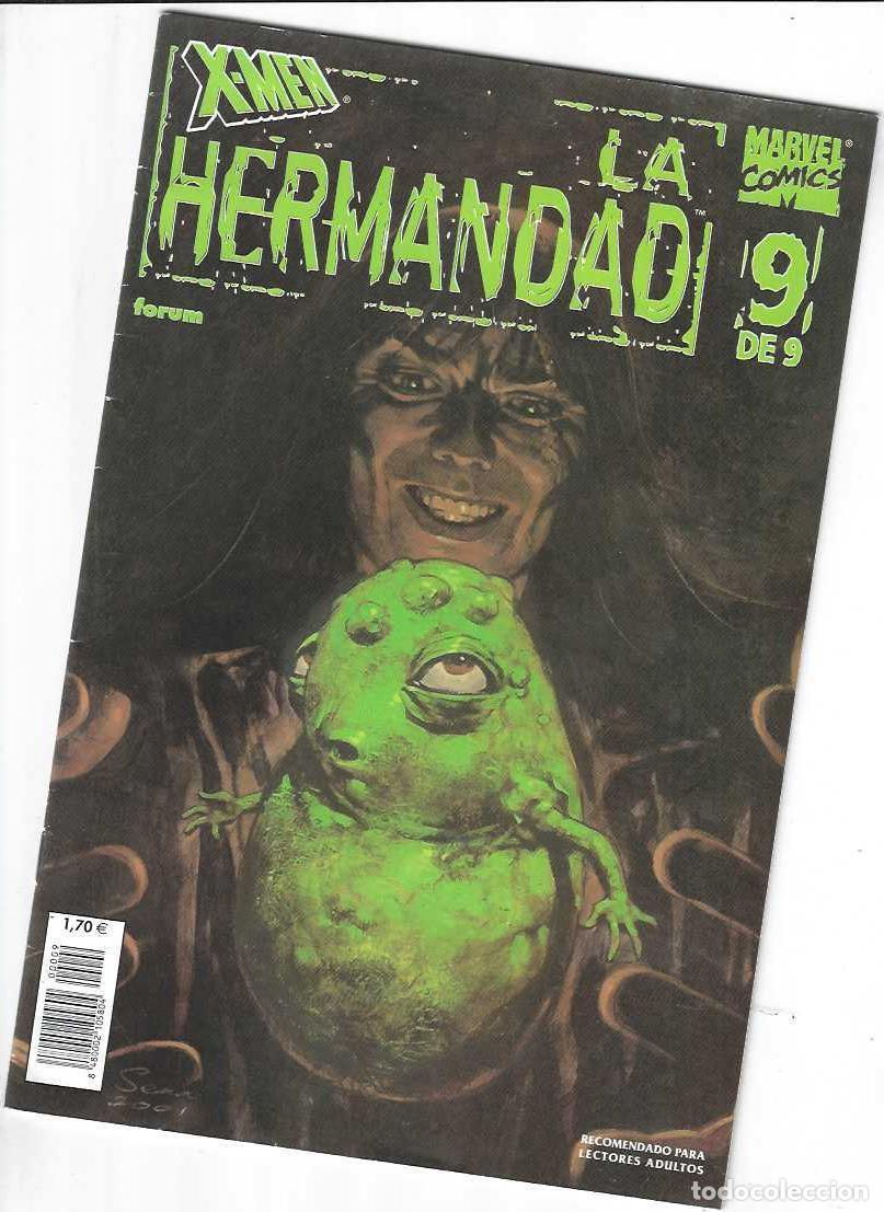 C&oacute;mics: X MEN: LA HERMANDAD N&ordm; 9 - GRAPA FORUM - MUY BUEN ESTADO