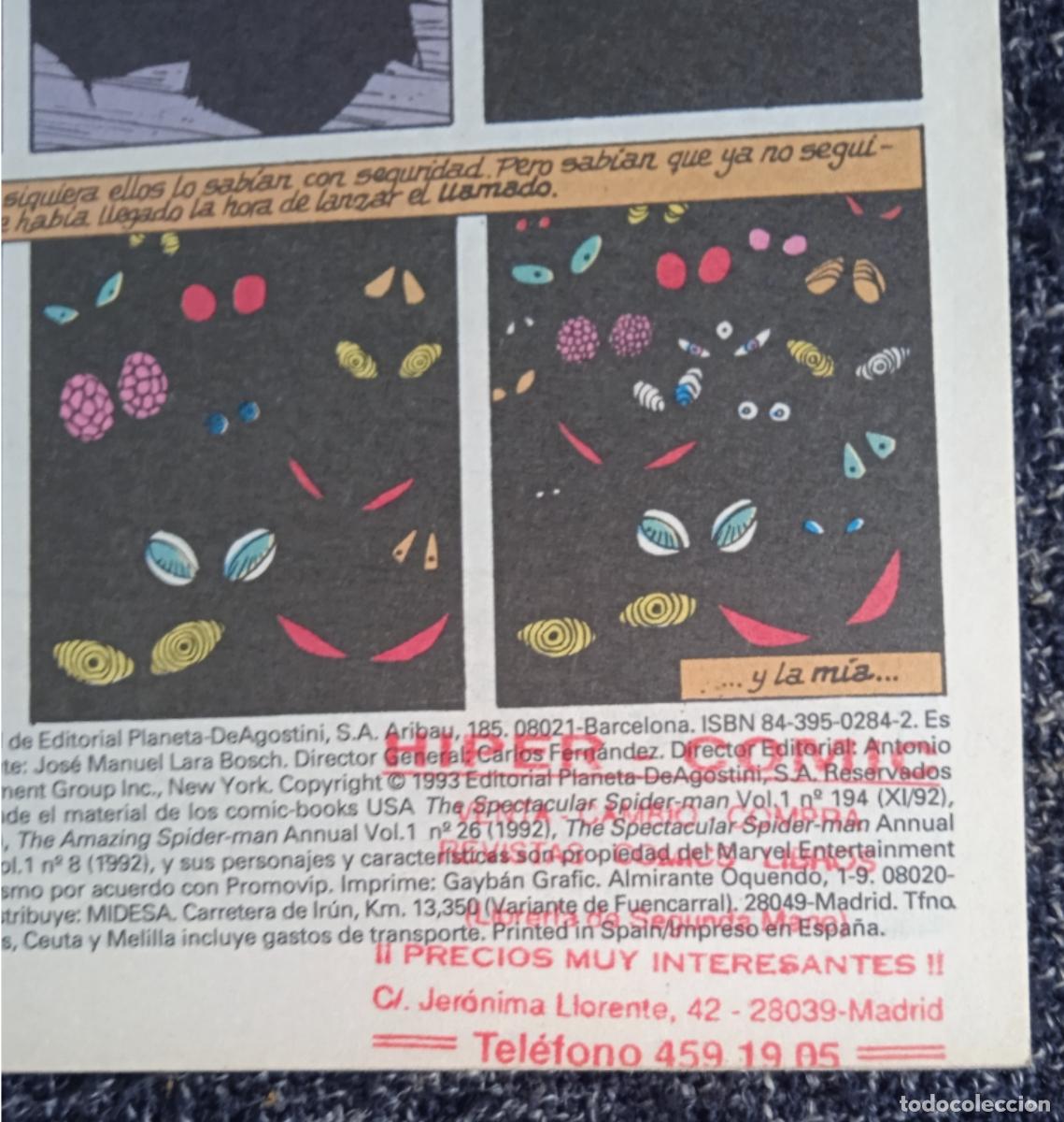 C&oacute;mics: Spiderman Vol. 1 N&ordm; 302 Comics Forum 1993 - Foto 2
