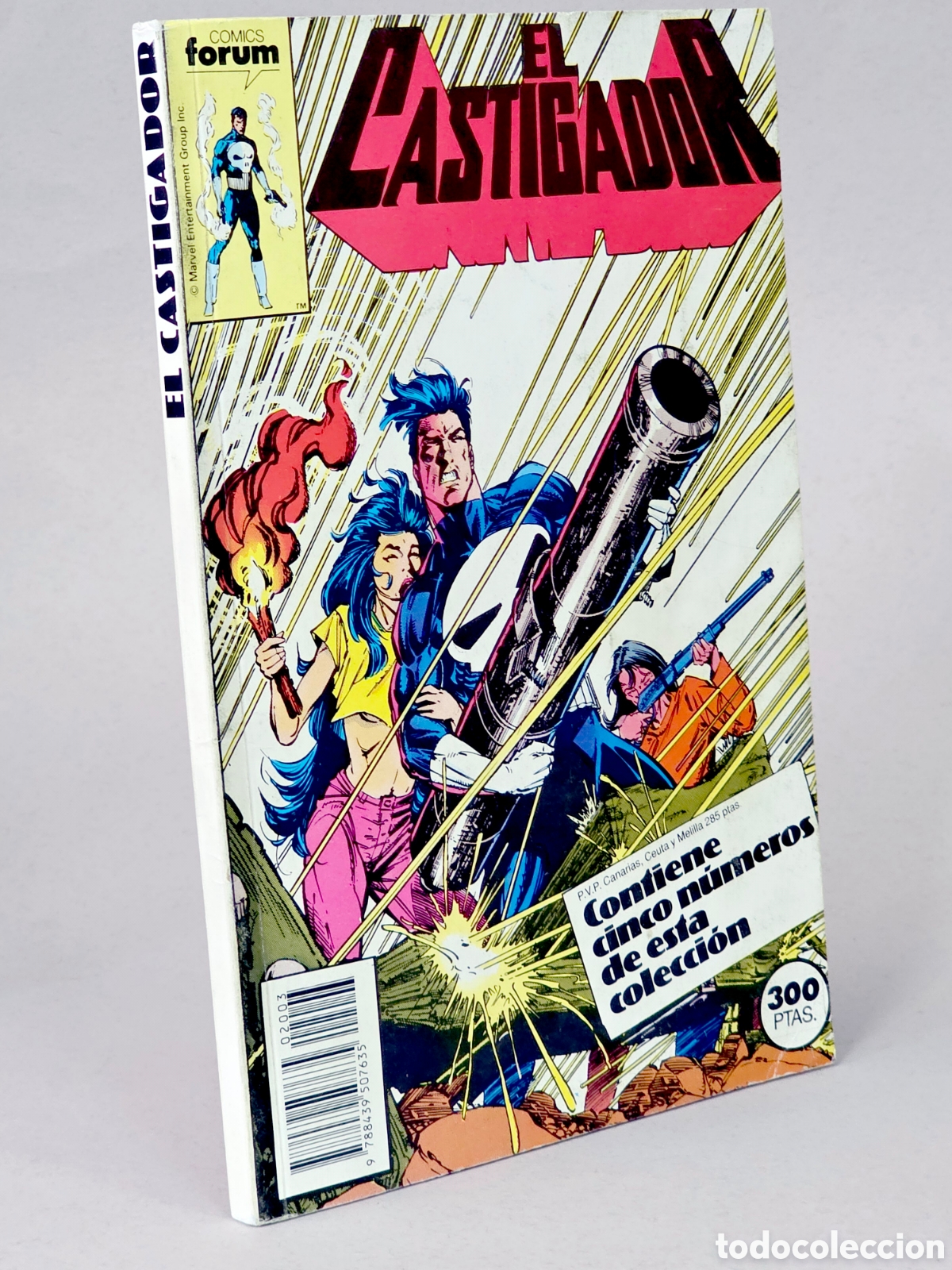C&oacute;mics: C&Oacute;MIC EL CASTIGADOR 11 AL 15 RETAPADO FORUM MARVEL PUNISHER EXCELENTE ESTADO