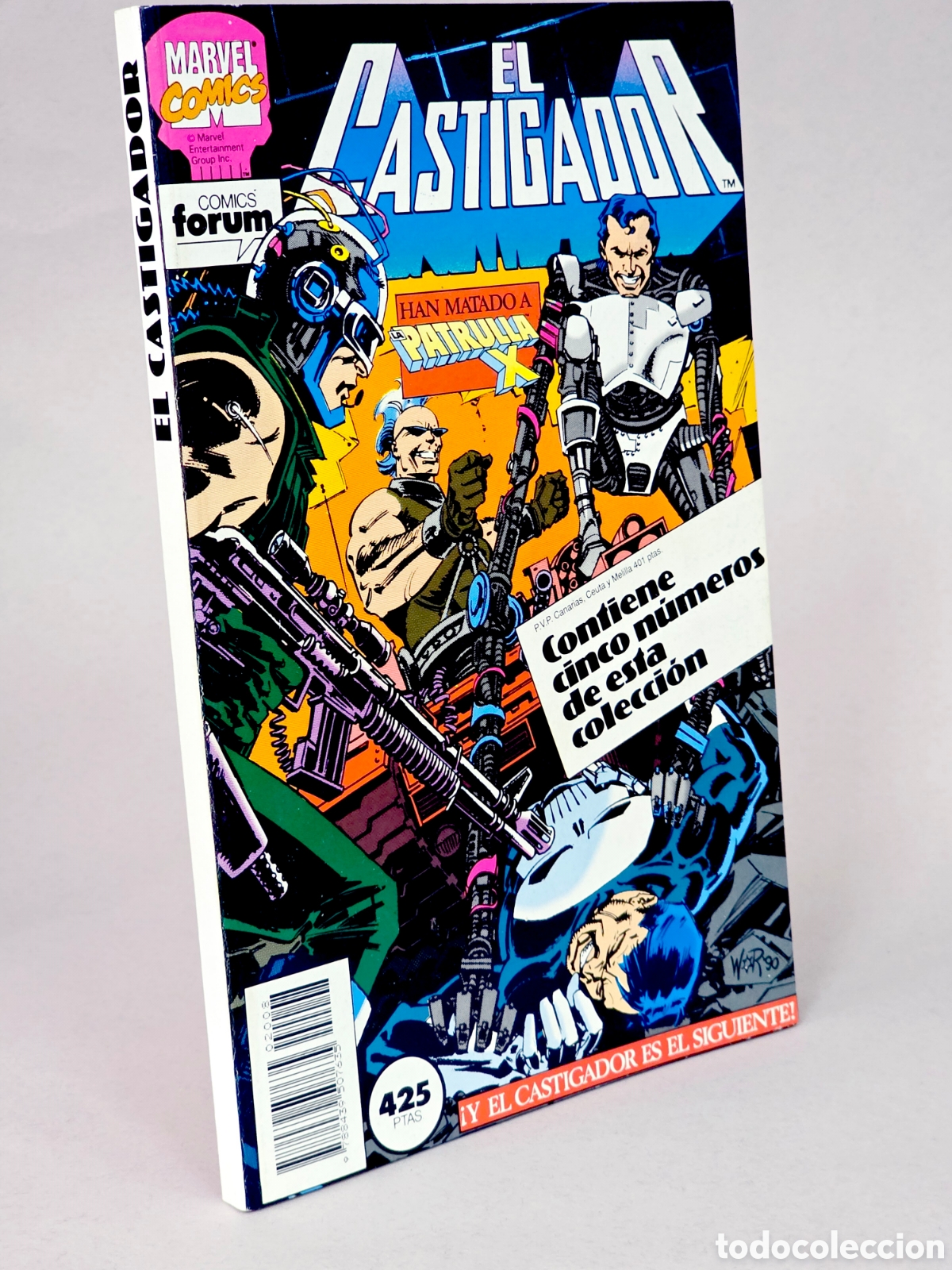 C&oacute;mics: C&Oacute;MIC EL CASTIGADOR 36 AL 40 RETAPADO FORUM MARVEL PUNISHER DE KIOSCO ESTADO