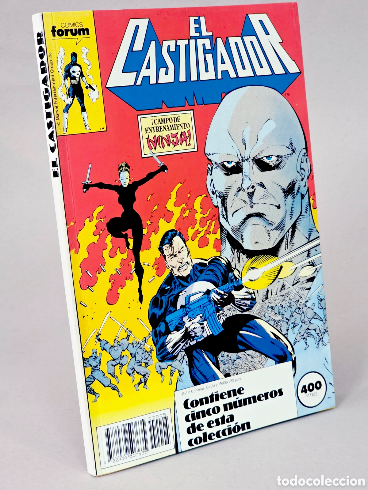 C&oacute;mics: C&Oacute;MIC EL CASTIGADOR 21 AL 25 RETAPADO FORUM MARVEL PUNISHER DE KIOSCO ESTADO