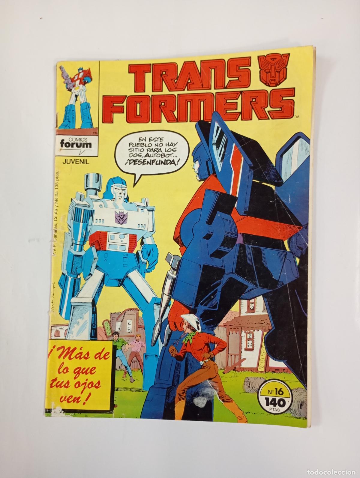 C&oacute;mics: TRANSFORMERS N&ordm; 16. MARVEL COMICS FORUM. TDKR94 - Foto 1
