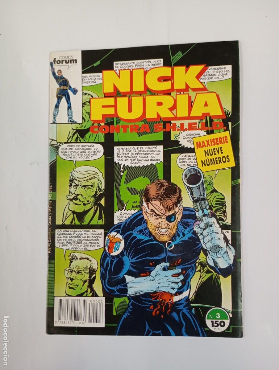 C&oacute;mics: NICK FURIA CONTRA S.H.I.E.L.D. N&ordm; 3. MARVEL COMICS FORUM. TDKR94