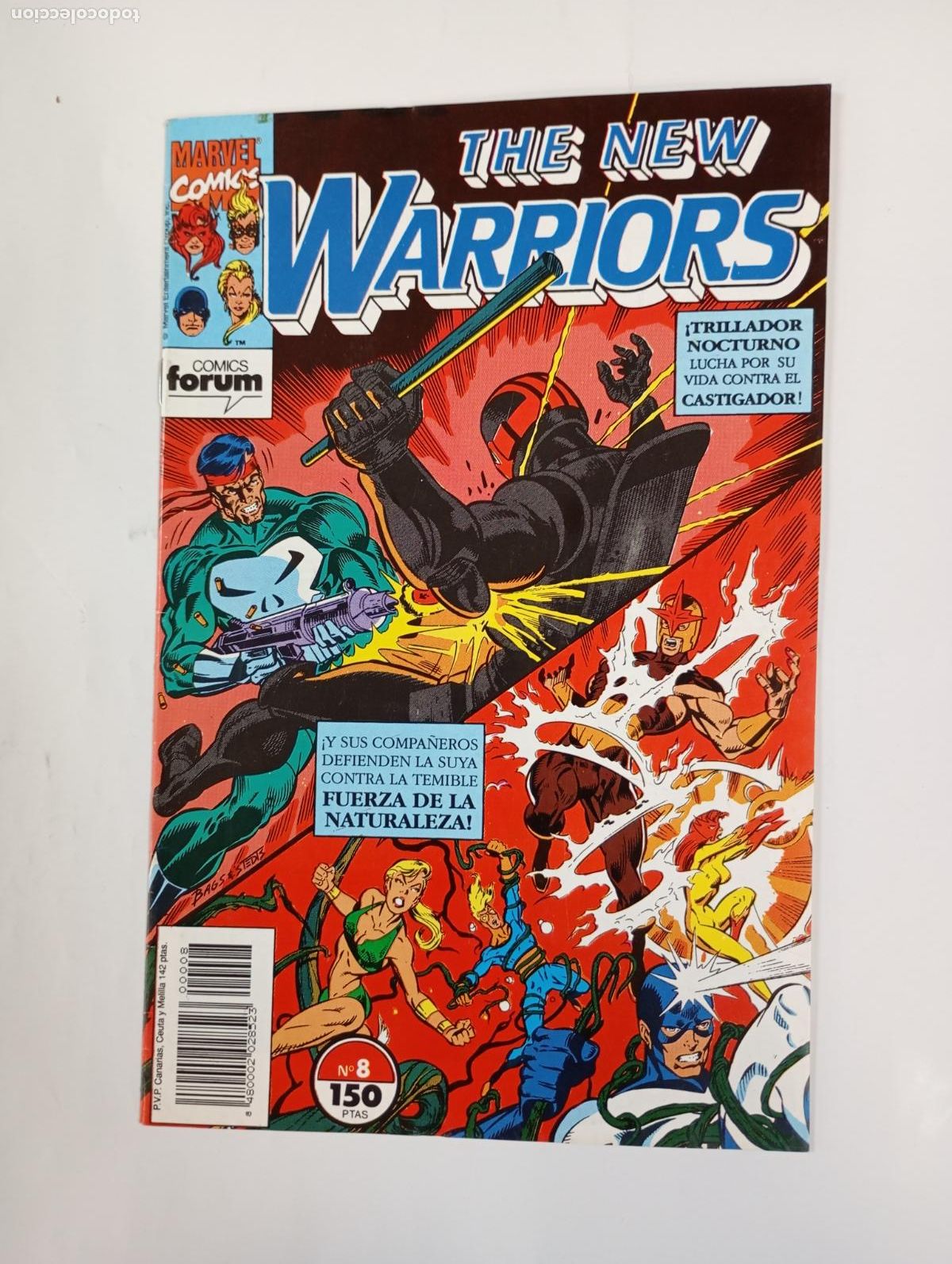 C&oacute;mics: THE NEW WARRIORS N&ordm; 8. MARVEL COMICS FORUM. TDKR94 - Foto 1