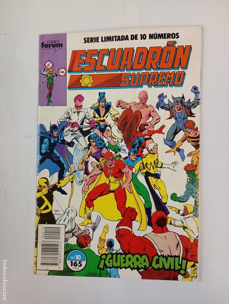 C&oacute;mics: ESCUADR&Oacute;N SUPREMO N&ordm; 10. MARVEL COMICS FORUM. TDKR94 - Foto 1