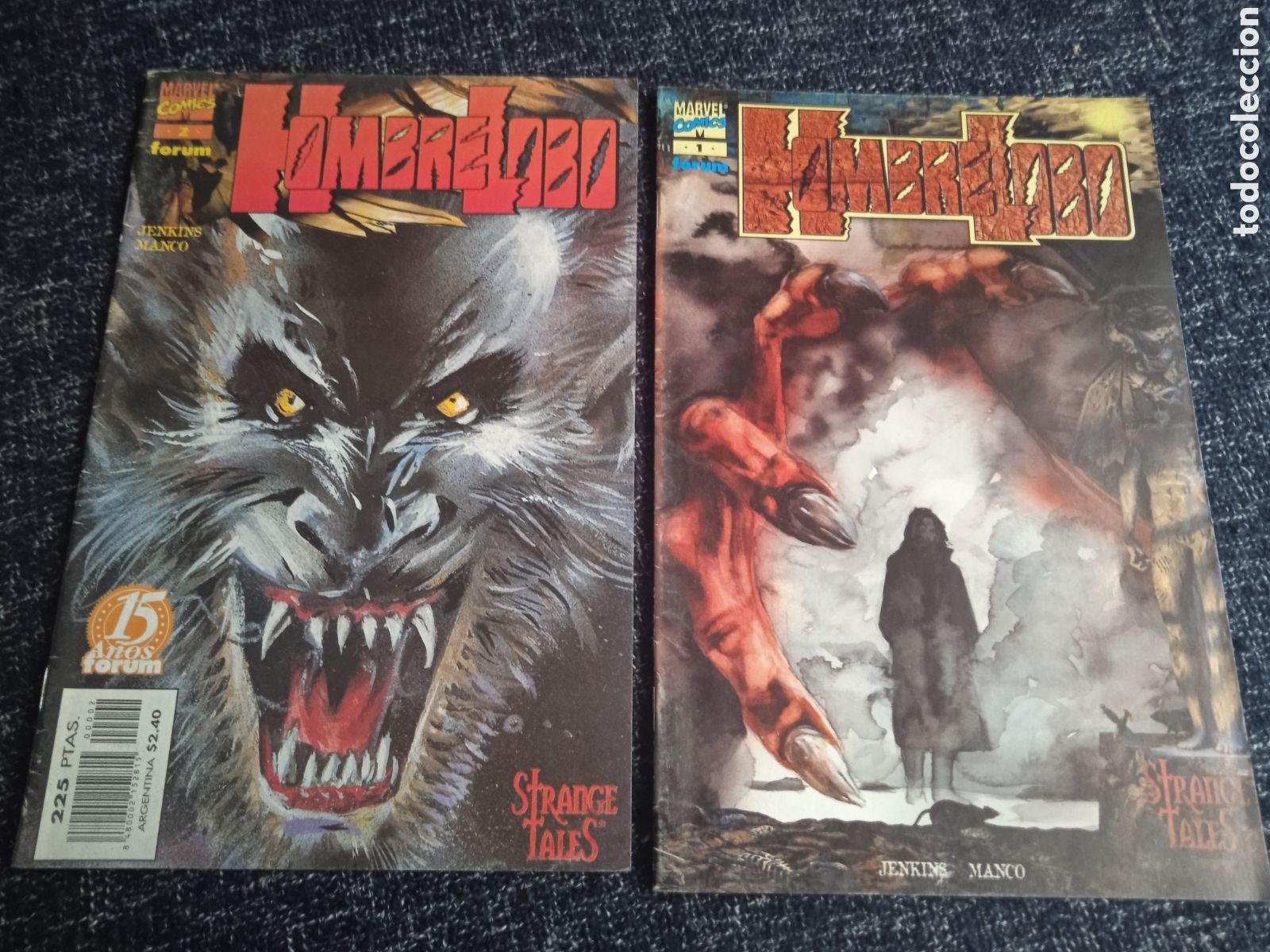 C&oacute;mics: HOMBRE LOBO N&ordm; 1 Y 2 -ED. FORUM A&Ntilde;OS 90