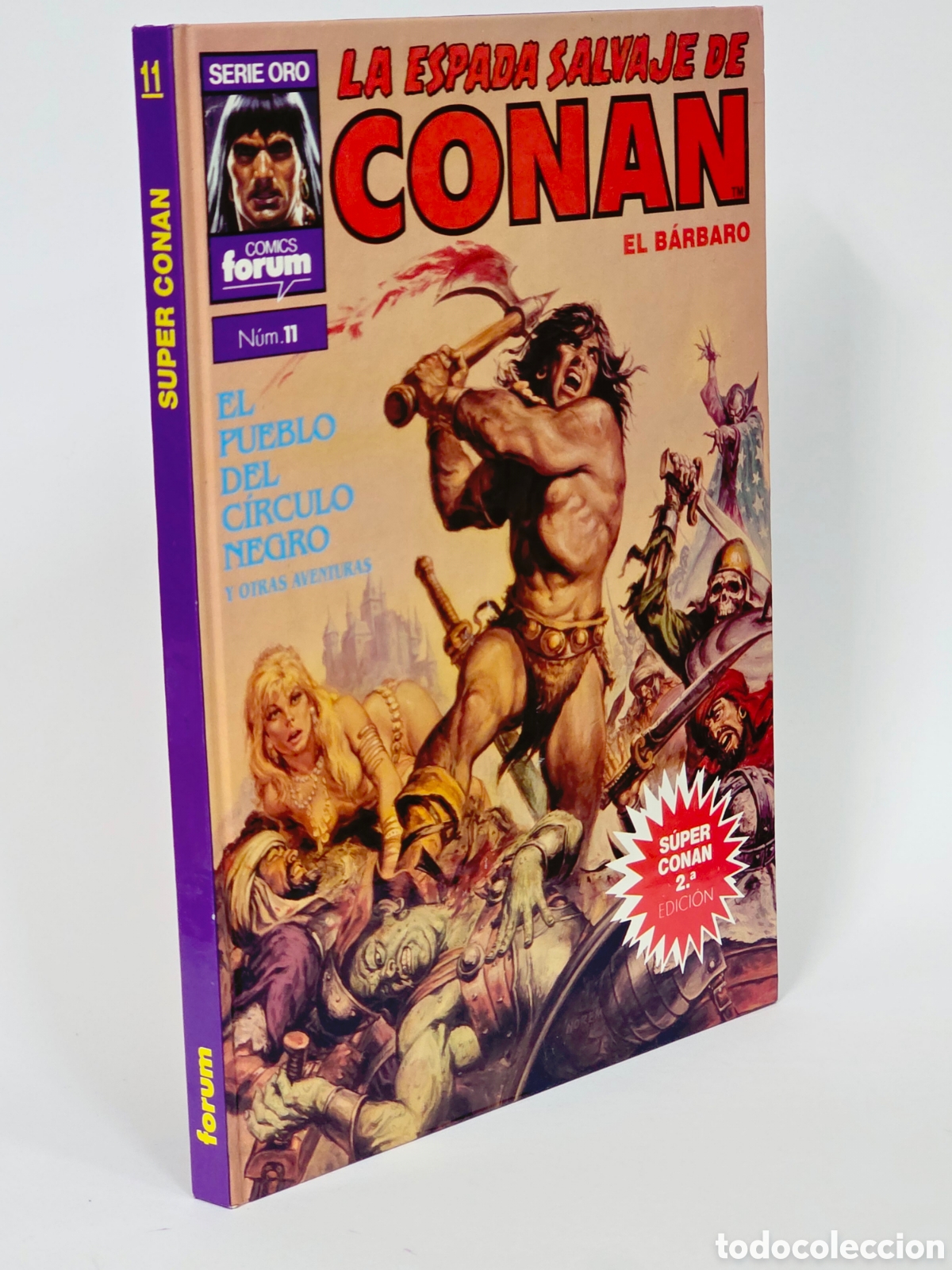 C&oacute;mics: C&Oacute;MIC SUPER CONAN 11 LA ESPADA SALVAJE EL PUEBLO TAPA DURA FORUM MARVEL EXCELENTE ESTADO