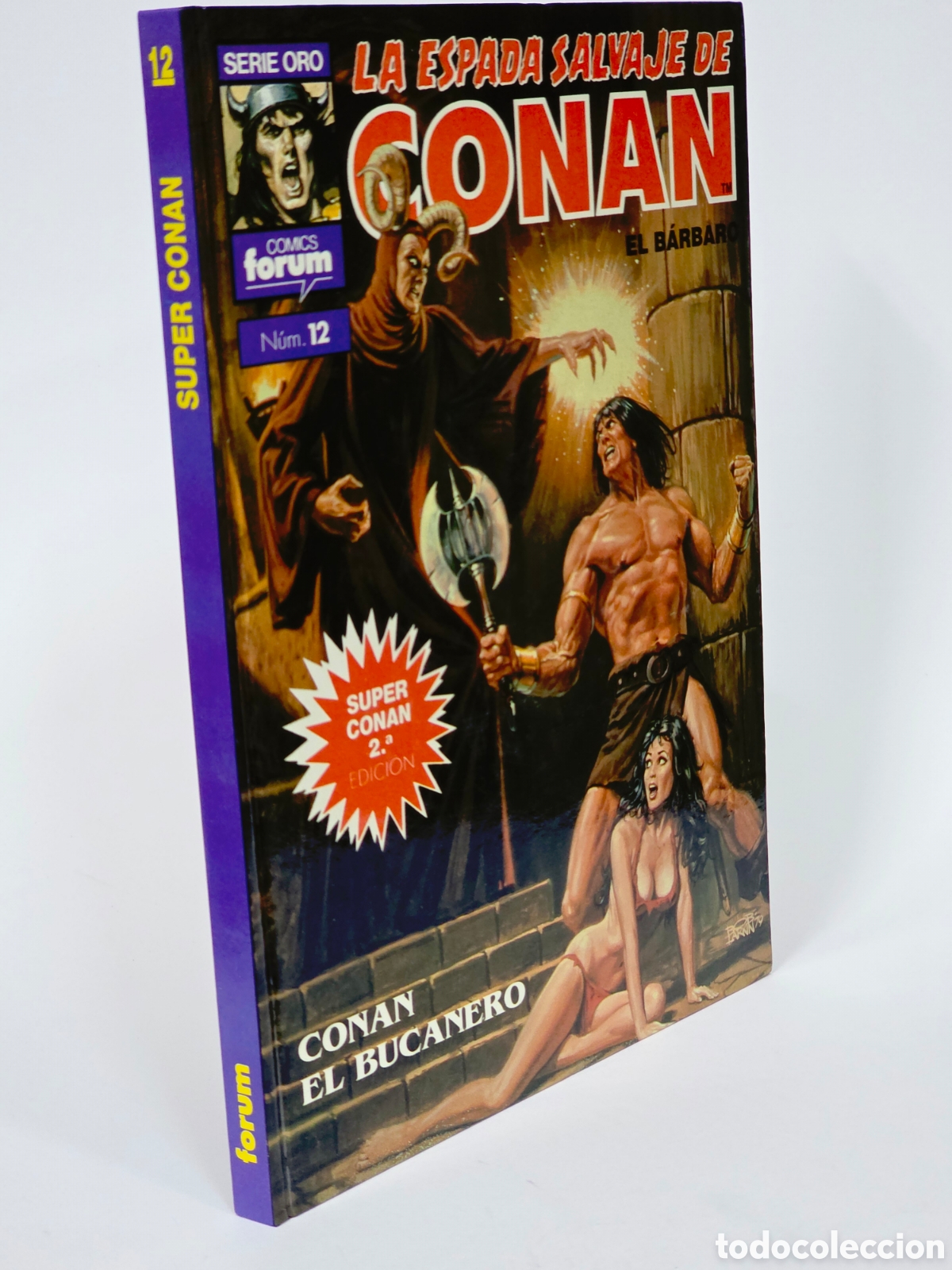 C&oacute;mics: C&Oacute;MIC SUPER CONAN 12 LA ESPADA SALVAJE EL BUCANERO TAPA DURA FORUM MARVEL EXCELENTE ESTADO