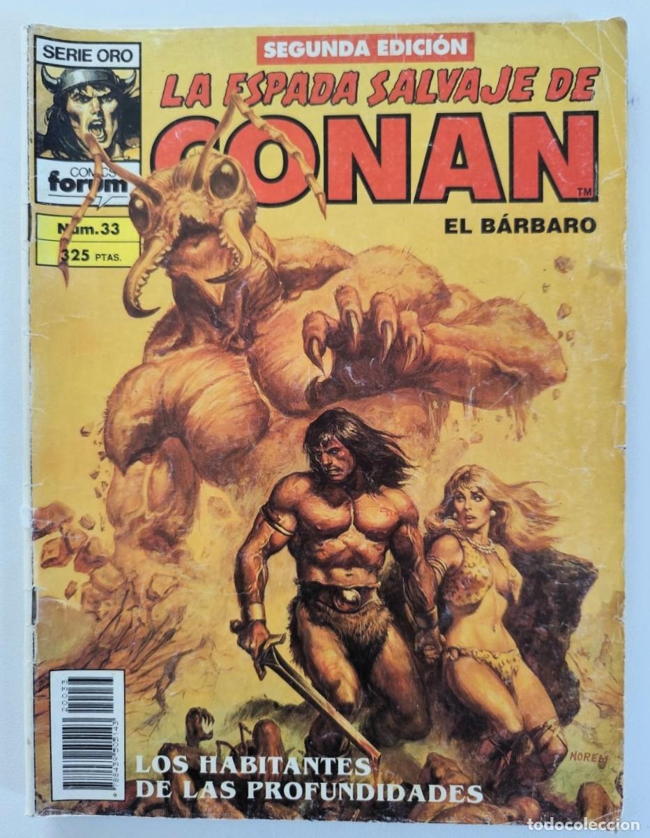 C&oacute;mics: LA ESPADA SALVAJE DE CONAN #33 (Bruce Jones, John Buscema) ~ MARVEL/FORUM (1994) 2&ordf; Edici&oacute;n