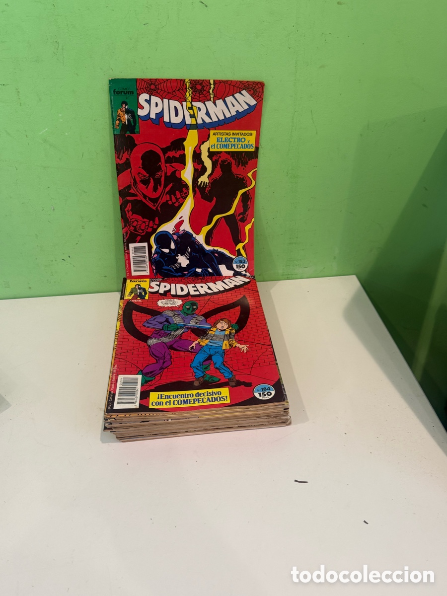 C&oacute;mics: Lote 22 c&oacute;mics Spiderman Peter Parker Forum Marvel a&ntilde;os 80-90