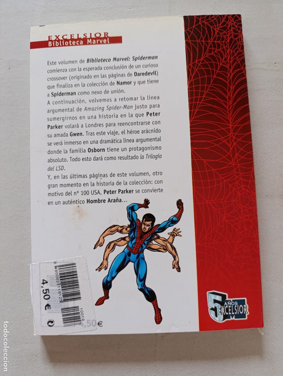 C&oacute;mics: SPIDERMAN N&ordm; 18 - BIBLIOTECA MARVEL EXCELSIOR - FORUM (8Z) - Foto 2