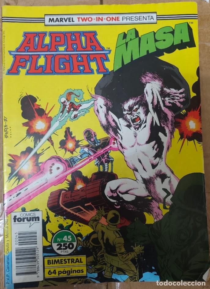 C&oacute;mics: MARVEL TWO IN ONE ALPHA FLIGHT / LA MASA VOL 1, 45. FORUM
