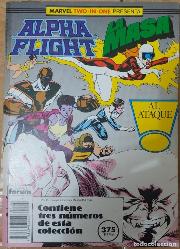 C&oacute;mics: MARVEL TWO IN ONE ALPHA FLIGHT / LA MASA VOL 1, RETAPADO N&Uacute;MEROS 42 AL 44. FORUM