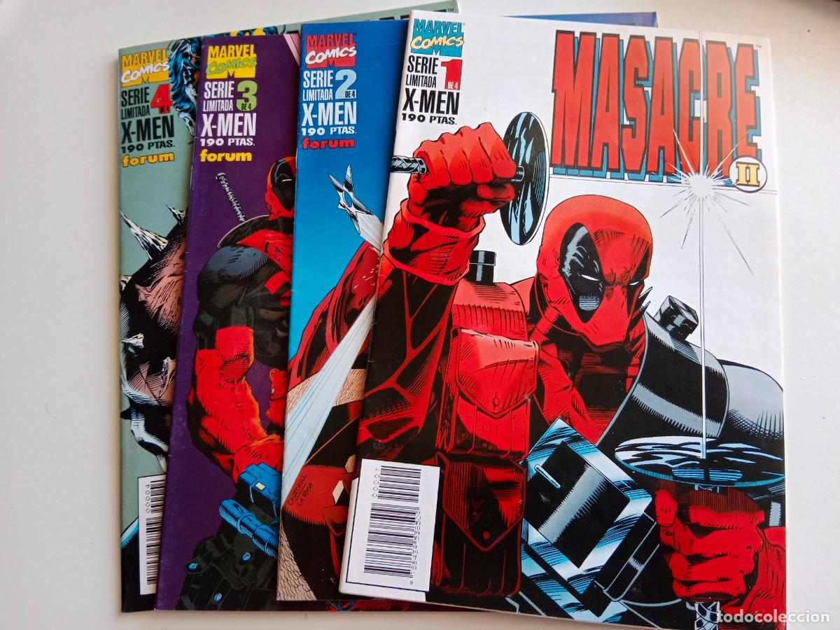 C&oacute;mics: X MEN MASACRE II SERIE LIMITADA N&deg;. 1 A N&deg;.4