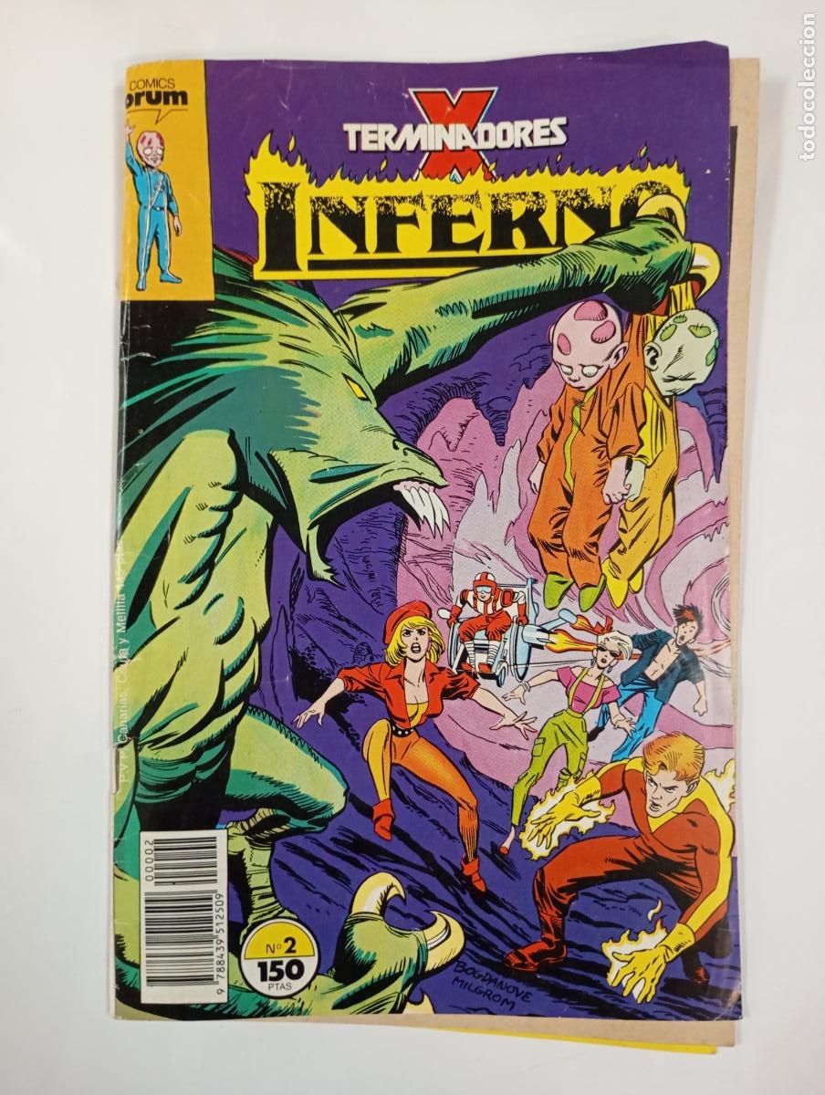 C&oacute;mics: TERMINADORES X. INFERNO. N&ordm; 2. COMICS FORUM. TDKR94