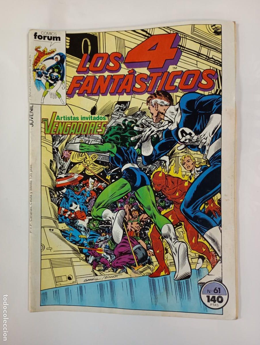 C&oacute;mics: LOS 4 FANT&Aacute;STICOS N&ordm; 61. COMICS FORUM. TDKR94