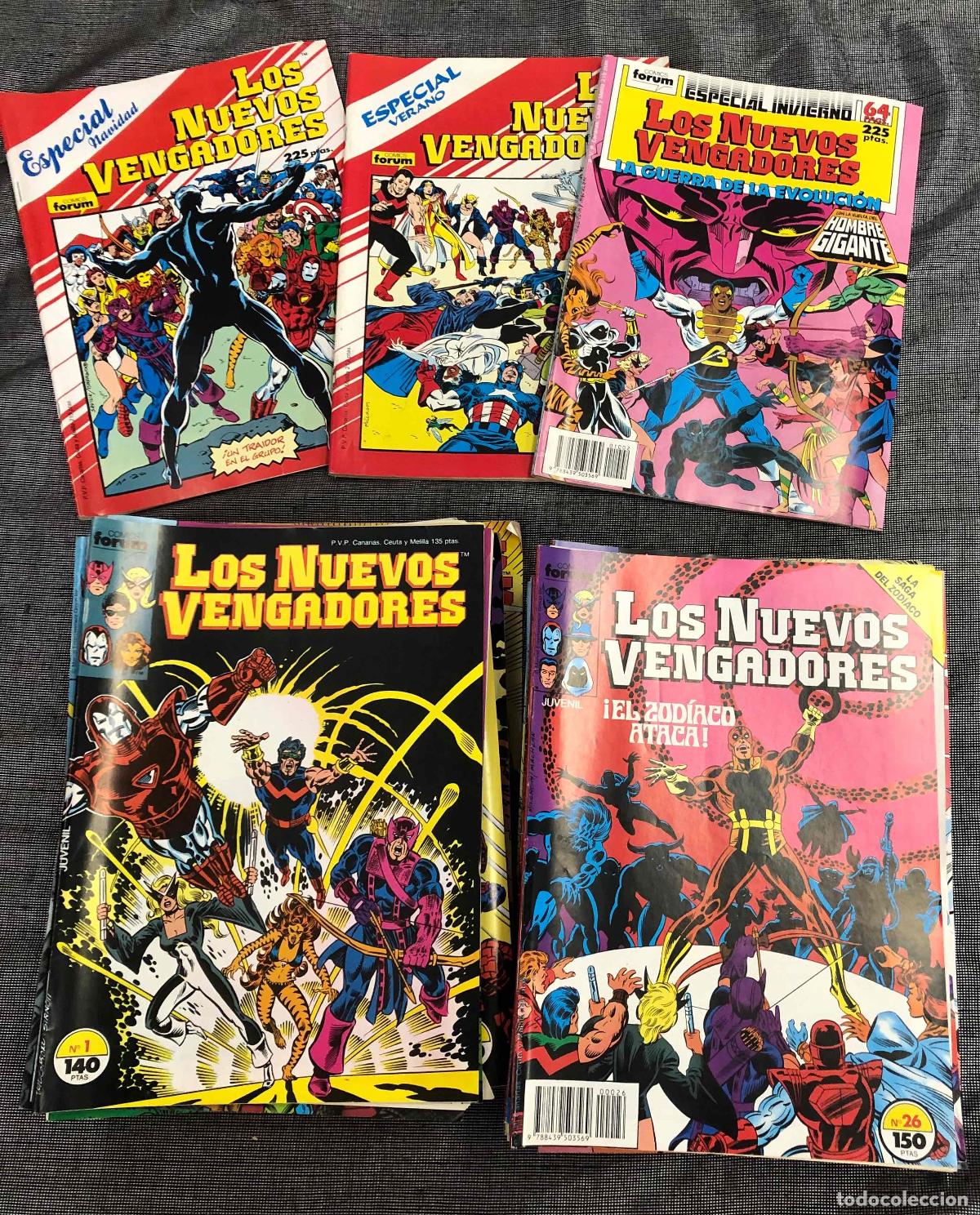 C&oacute;mics: LOS NUEVOS VENGADORES N&ordm; 1 AL 23, 25 AL 31, 33 AL 54 + ESPECIAL INVIERNO, VERANO Y NAVIDAD