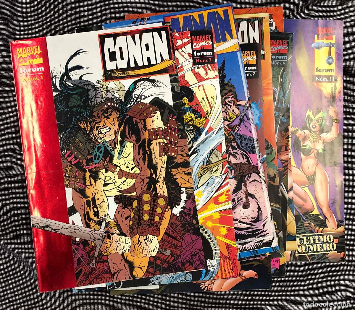 C&oacute;mics: CONAN LARRY HAMA N&ordm; 1 AL 11, COMPLETA. FORUM PLANETA 1996