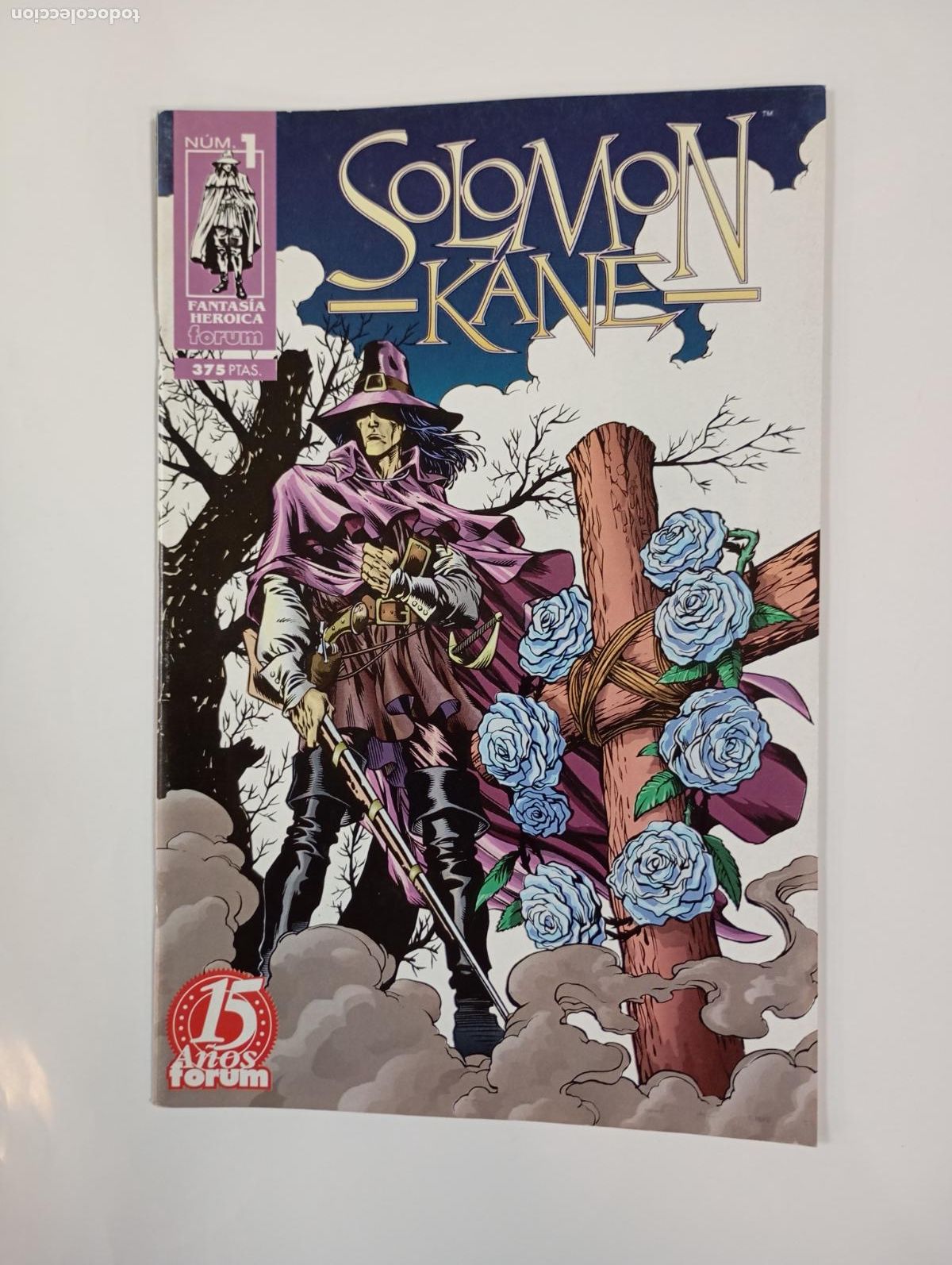 C&oacute;mics: SOLOMON KANE N&ordm; 1. FANTAS&Iacute;A HEROICA. COMICS FORUM. TDKR95