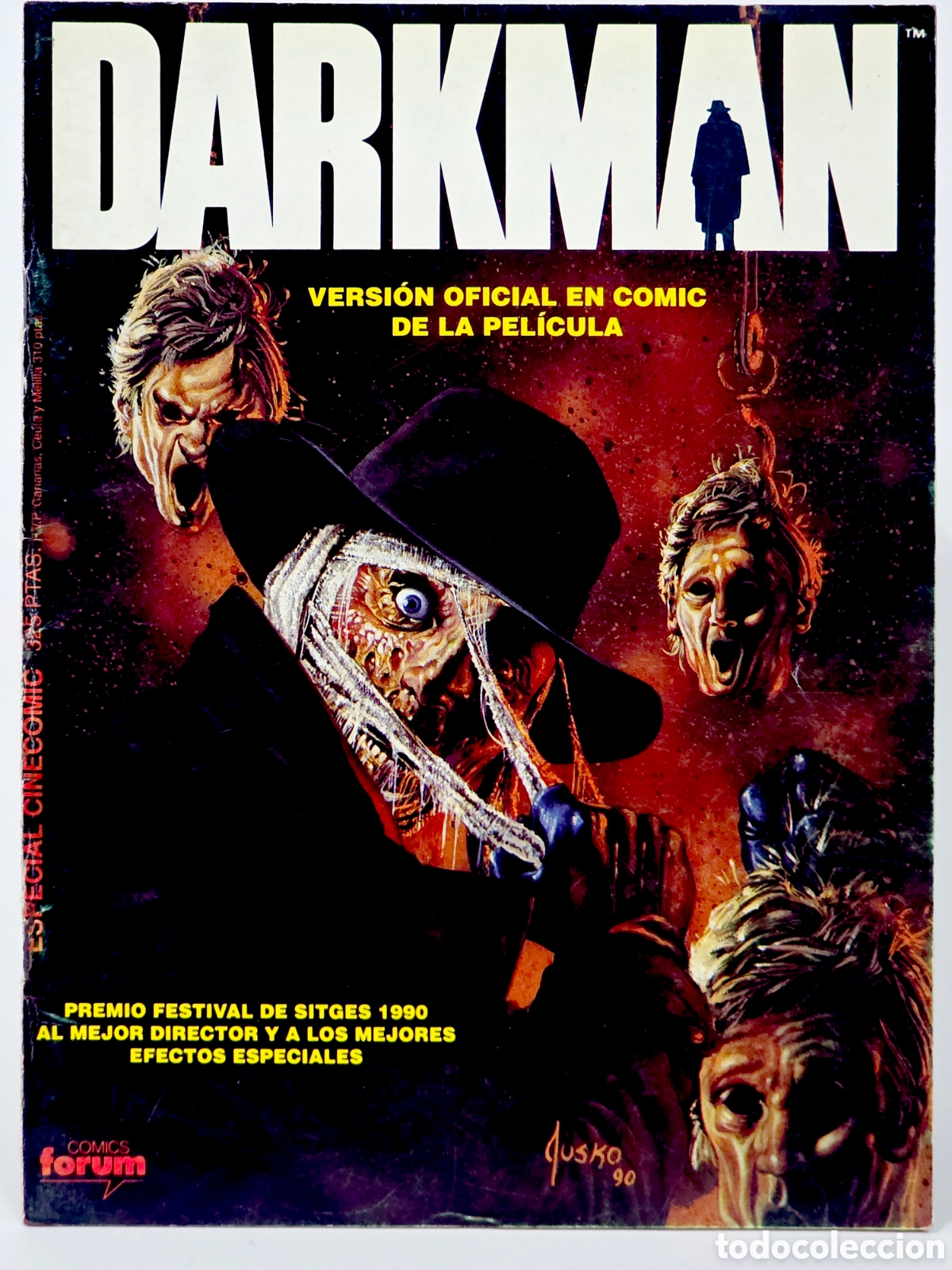 C&oacute;mics: C&Oacute;MIC DARKMAN VERSI&Oacute;N OFICIAL PEL&Iacute;CULA ESPECIAL EDITORIAL FORUM MUY BUEN ESTADO
