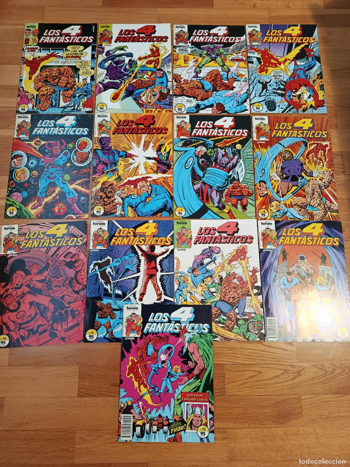 C&oacute;mics: 4 FANTASTICOS 1 AL 17 O SUELTOS IMPECABLES