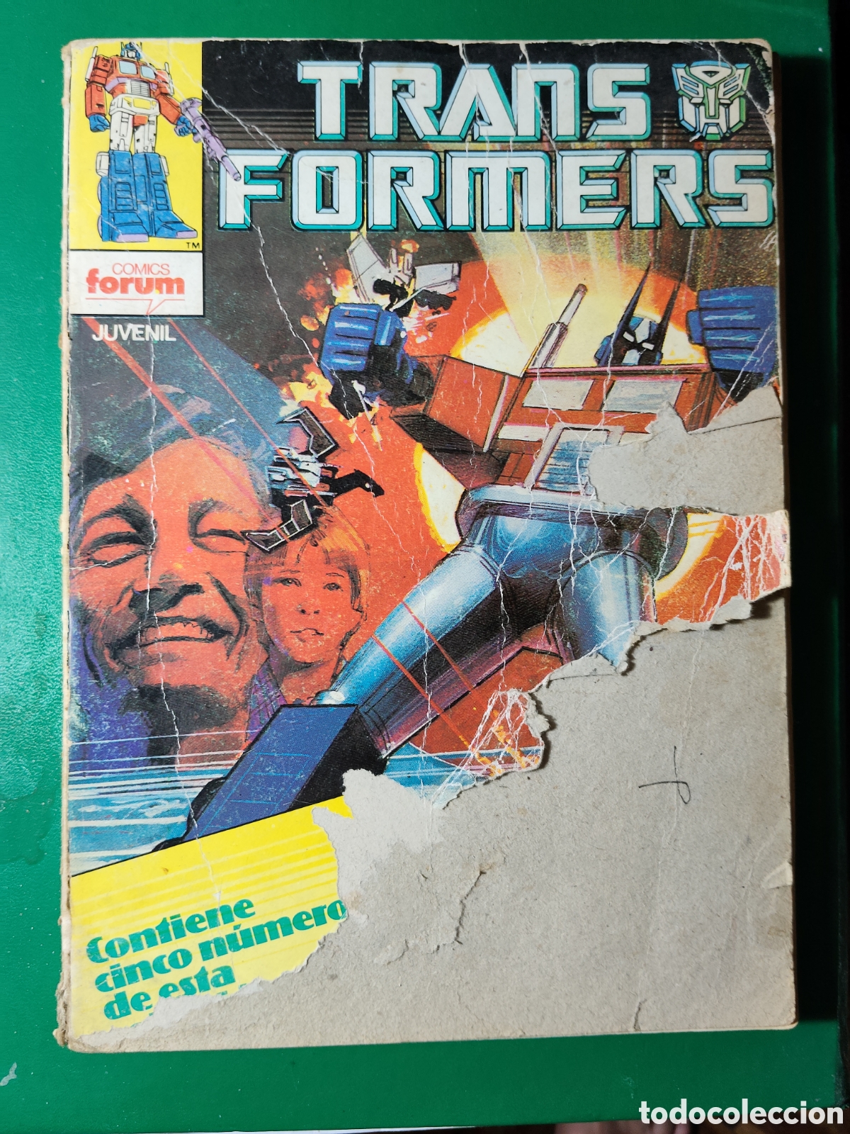 C&oacute;mics: Transformers Tomo Retapado 1-5 C&oacute;mics F&oacute;rum 1980