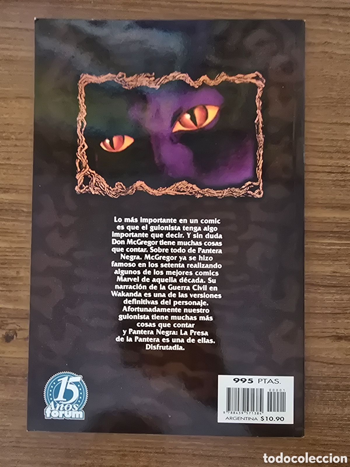 C&oacute;mics: PANTERA NEGRA,LA PRESA DE LA PANTERA,1 DE 2,(MARVEL COMICS-FORUM) - Foto 2