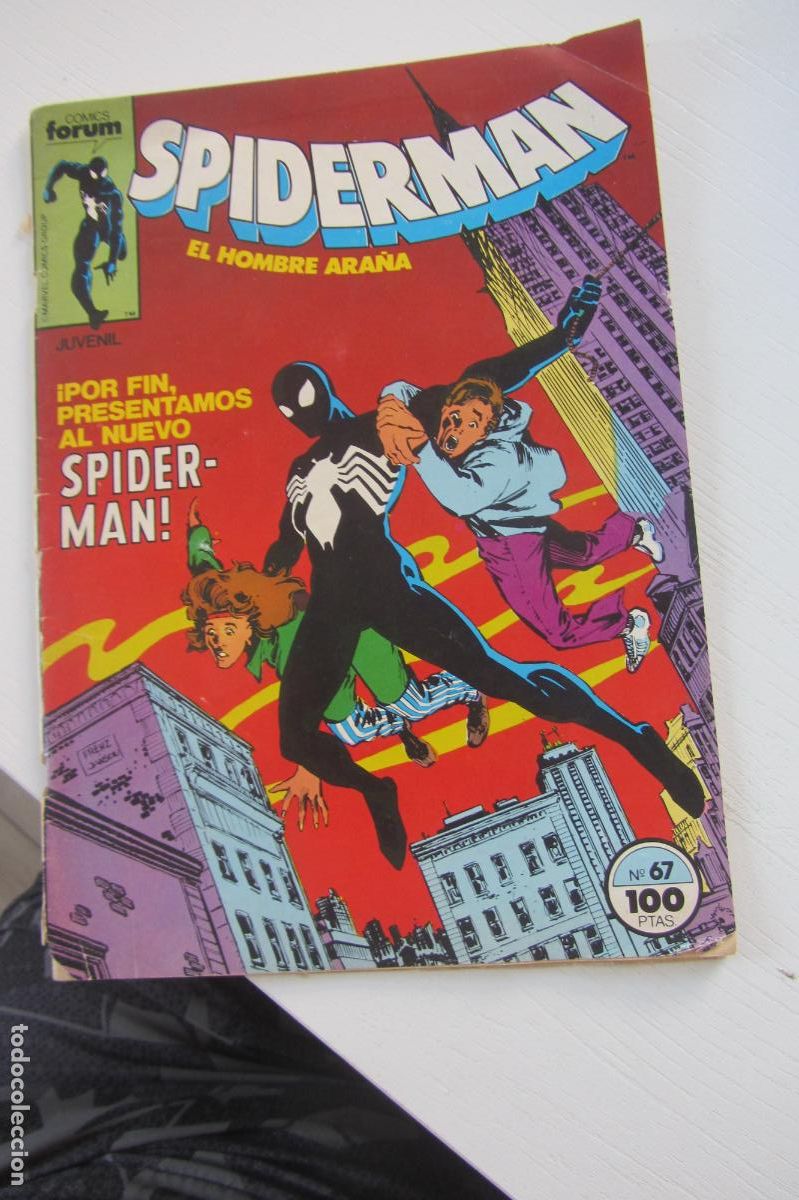 C&oacute;mics: SPIDERMAN 67 VOL 1 FORUM SPIDER MAN 1ST TRAJE NEGRO ALIEN&Iacute;GENA VENOM VENENO FORUM ARX284